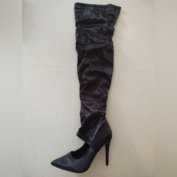 Black◾ Over-the-Knee Women's Boots ~ Size: 8 - Picture 1 of 7